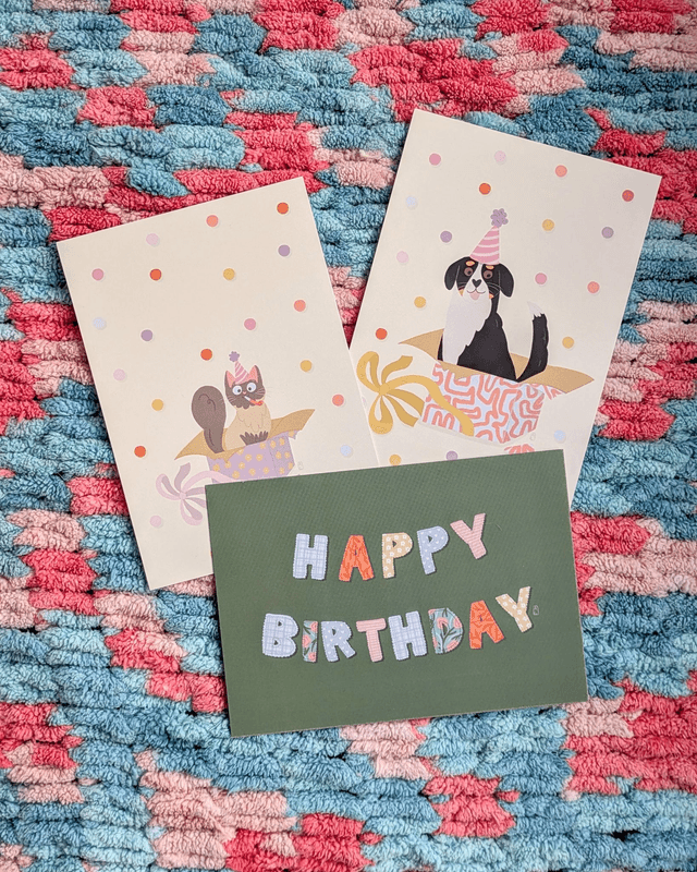Carte "Happy Birthday" 
