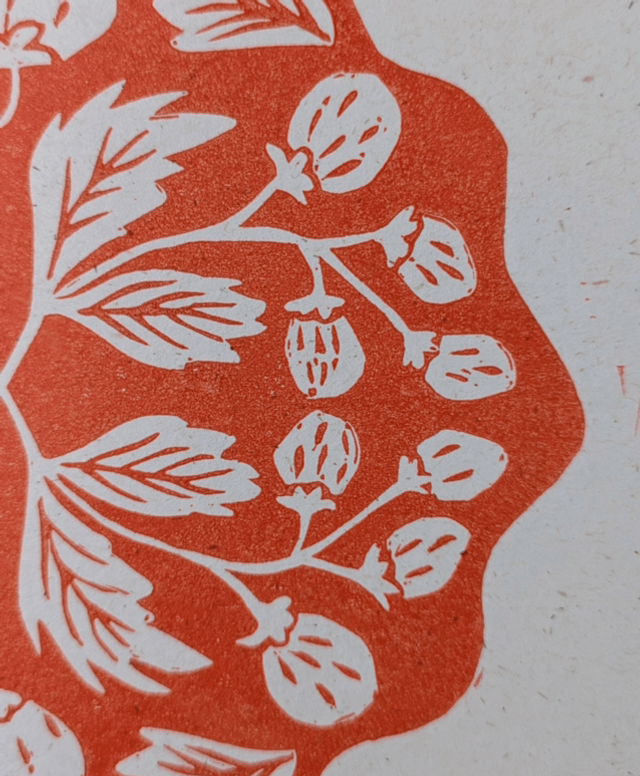 Estampes collection « Fraises des bois »