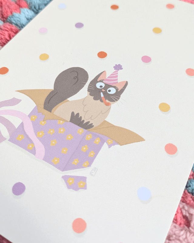 Carte "Happy Birthday" 