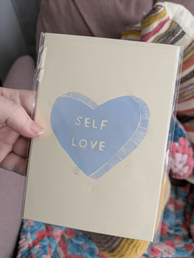 Carte de St-Valentin Bleu