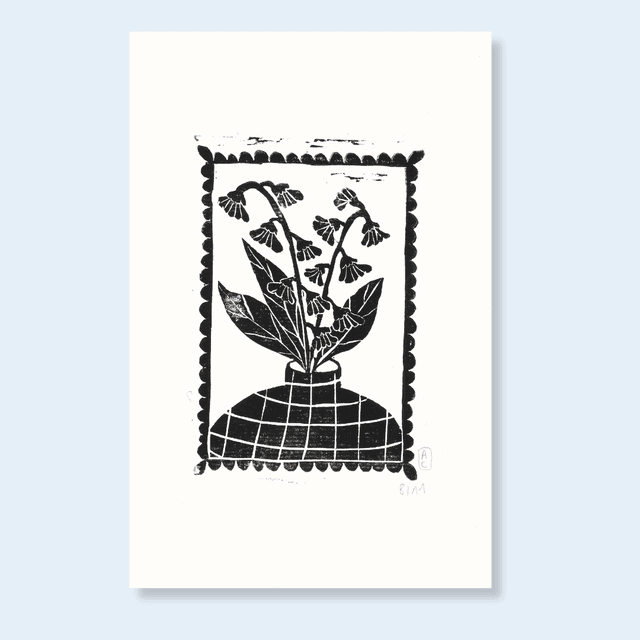 Portrait fleuri &quot;Muguet&quot; 